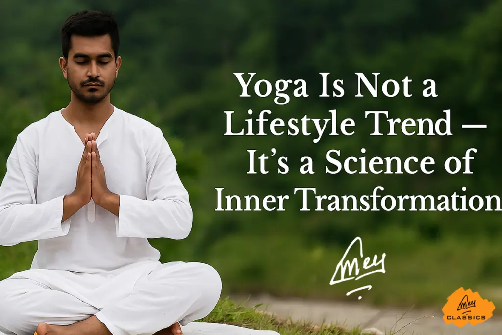 Yoga Is Not a Lifestyle Trend – It’s a Science of Inner Transformation